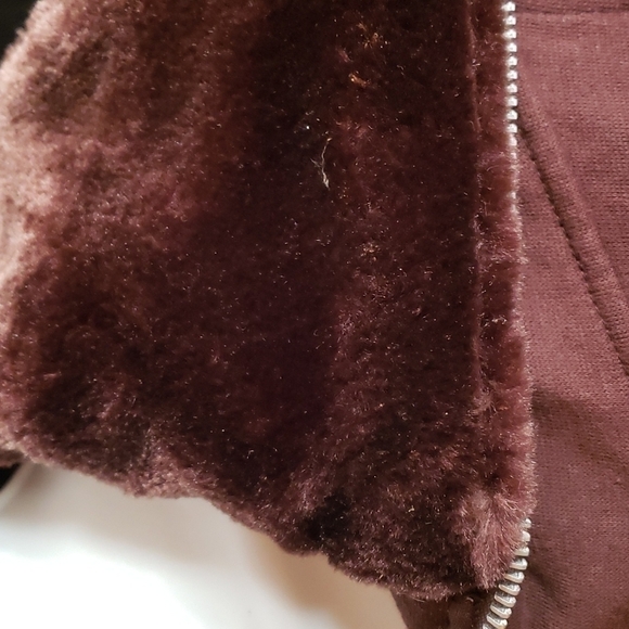 Carolyn Taylor women's faux fur collar vest size large - Picture 2 of 4